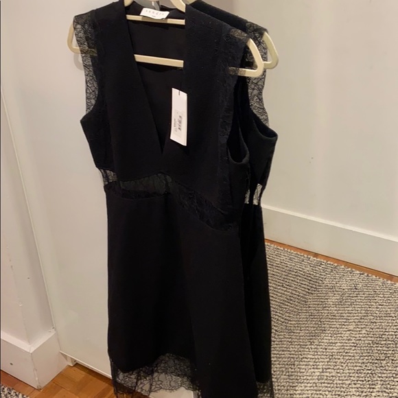 Sandro lace detail dress size 3 - Picture 2 of 6